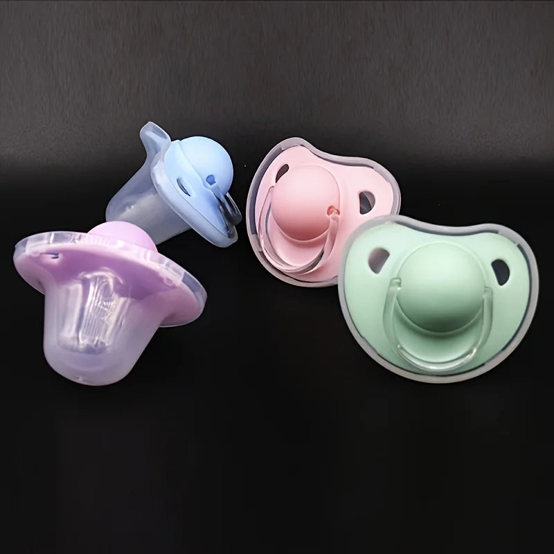 2 Pcs Baby Pacifier Soother with Cover Day & Night Use