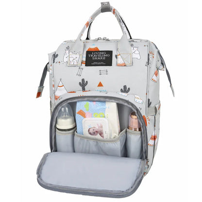 Large Capacity Baby Diaper Bag Backpack for Moms Travel & Stroller