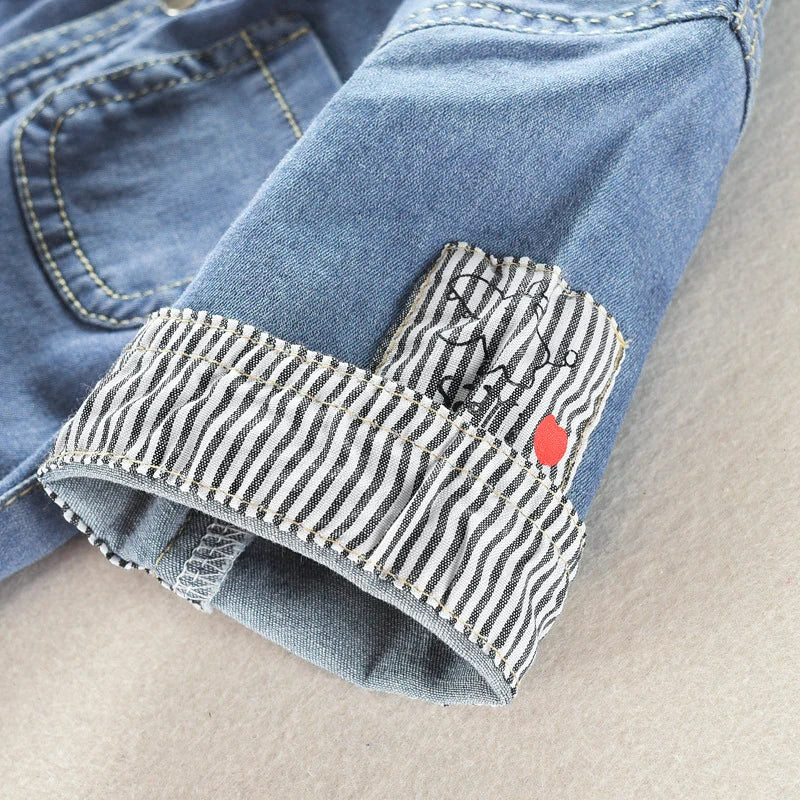 Baby Toddler Denim Overalls Kids Casual Jumpsuit
