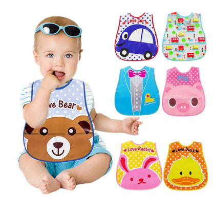 Baby Bibs Essential Feeding Mess Catcher Fabric Toddler 6-24 Months