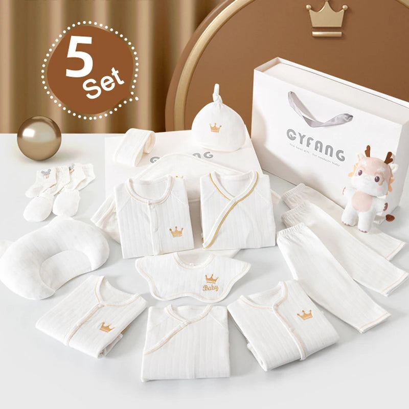 Newborn Baby Clothing 15-20PCS 0-3M 100% Cotton Unisex Infant Boys Girls Set