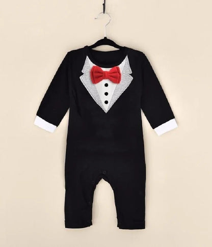 Baby Boy Cotton Formal Romper Spring Autumn 0-24M
