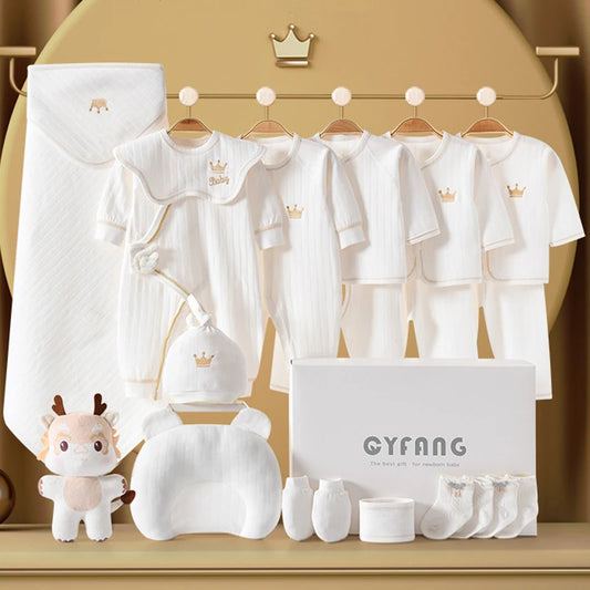 Newborn Baby Clothing 15-20PCS 0-3M 100% Cotton Unisex Infant Boys Girls Set