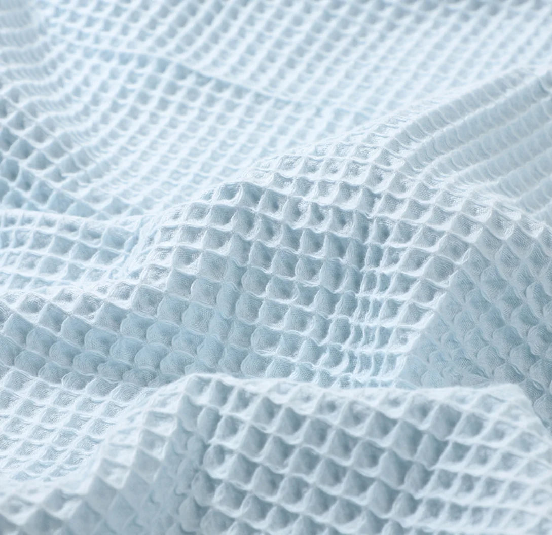 Baby Blanket Newborn Swaddle Waffle Cotton Soft Crib Blanket Essentials