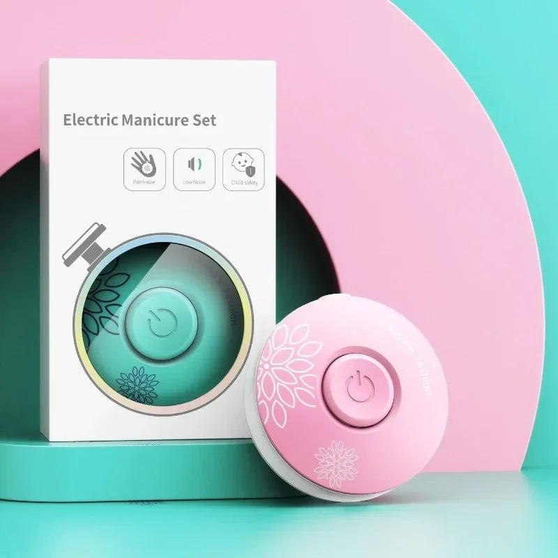 Baby Electric Nail Polisher & Clipper Kit Newborn and Kids
