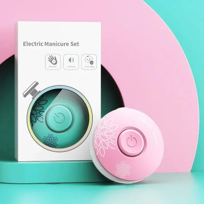Baby Electric Nail Polisher & Clipper Kit Newborn and Kids