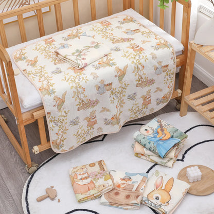 Newborn Baby Bath Towel Pure Cotton Gauze Soft Absorbent Blanket