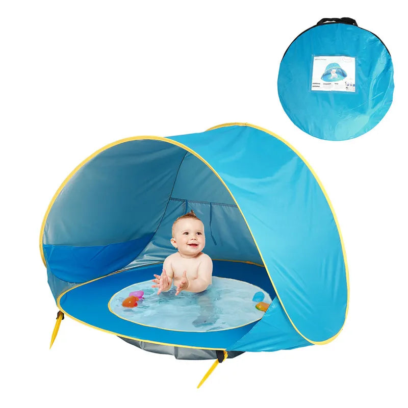 Baby Beach Tent Portable Foldable Sunshelter with Pool