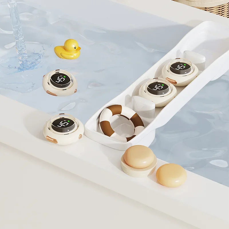 Baby Bath Thermometer Digital Floating Spaceship Water Temperature Gauge