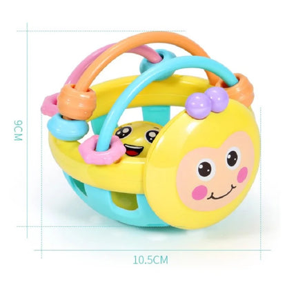 Baby Soft Teething Toy Sensory Rattle Grasping Ball