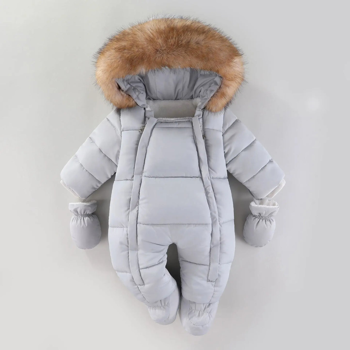Baby Clothing Boys Girls Jumpsuit Fleece Cotton Winter Jacket Outdoor