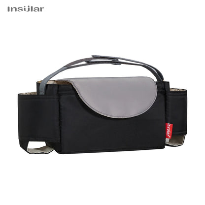 Insular Baby Diaper Bag Milk Bottle Insulation Storage Mommy Stroller Bag