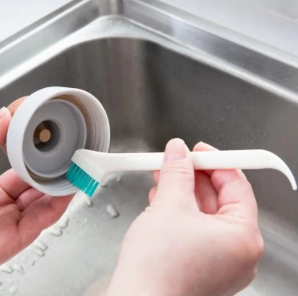 2 Pcs Baby Bottle Cleaning Brush Set with Long Handle
