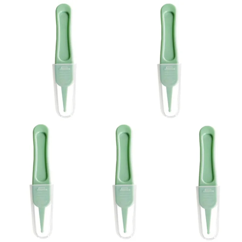 Baby Safety Booger Clip Infant Nose and Ear Cleaning Tweezers