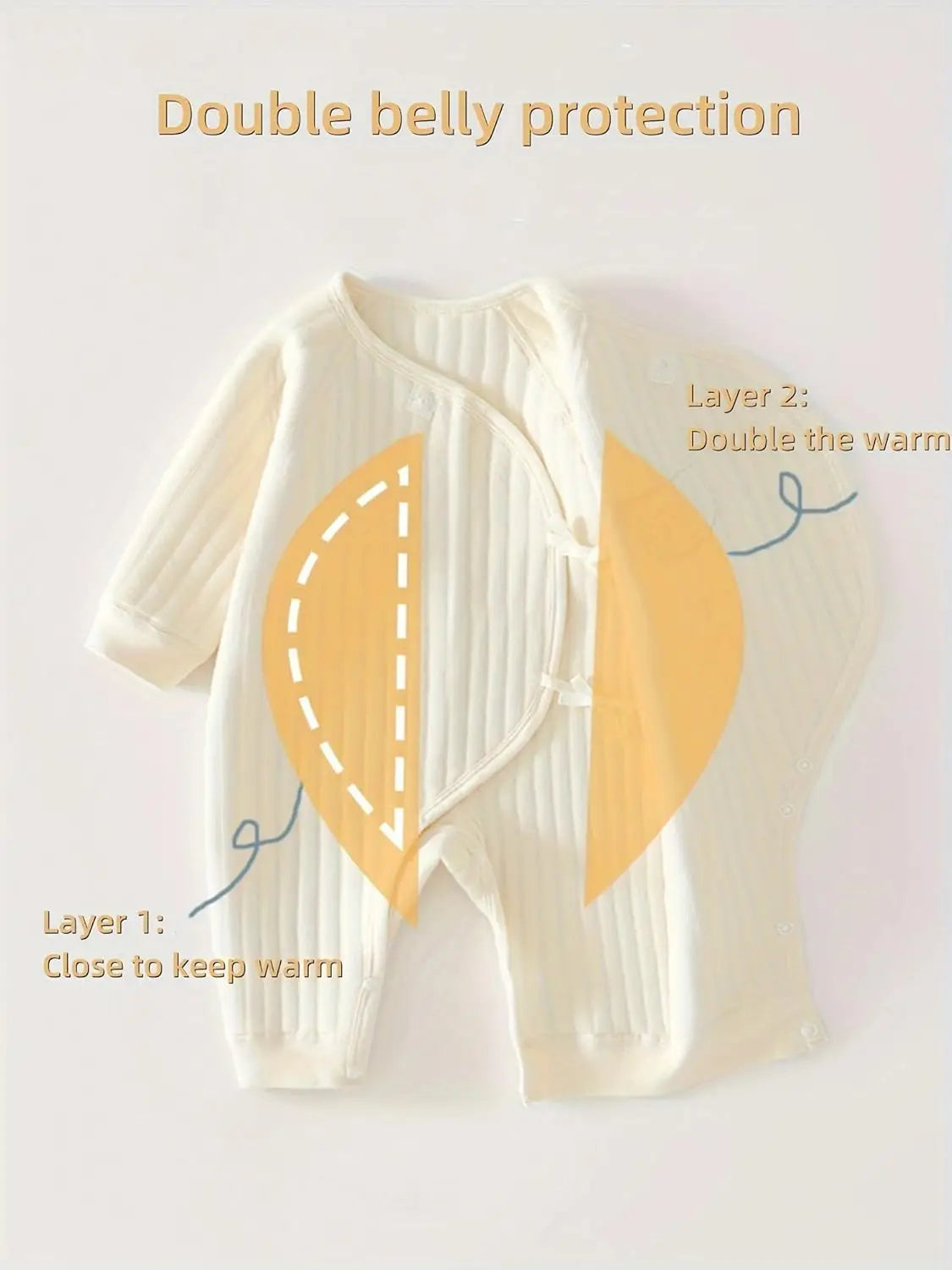 Baby Boys Girls Bodysuit Newborn Cotton Onesie Winter Spring Autumn 0-6M