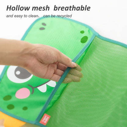 Baby Bath Toy Storage Bag with Suction Cups Bathroom Organizer