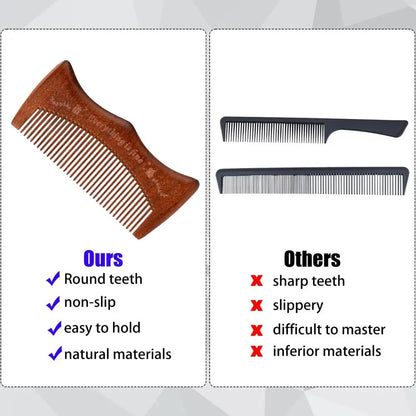 Pregnancy Labor Wooden Comb Natural Sandalwood Birth Essentials Gift for Moms