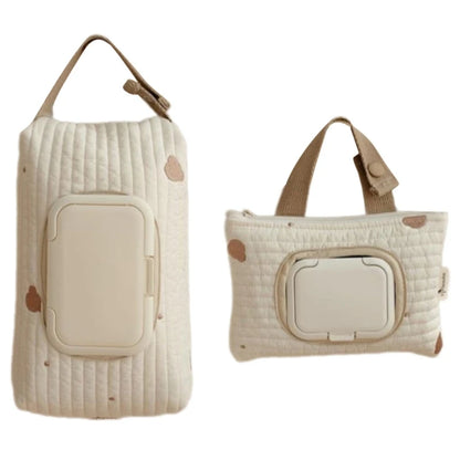Portable Wet Wipes Case Stroller Hanging Bag for Baby Essentials