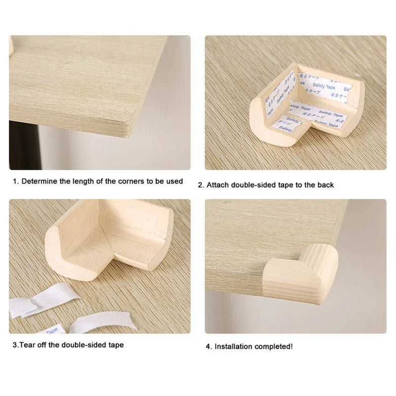 Baby Safety Table Corner Protector Tape Set Soft Edge Guards