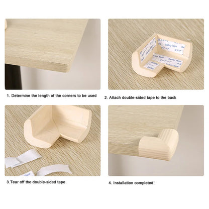 Baby Safety Table Corner Protector Tape Set Soft Edge Guards