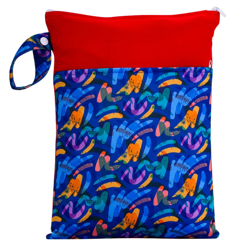 Babyshow Wet Dry Mommy Diaper Bag 35x25cm with Two Zippers