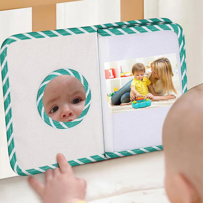 Baby Photo Album Soft Cloth My First Family Photos Book with Hook
