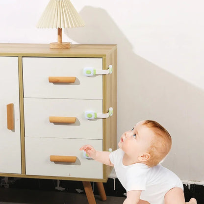 Baby Safety Lock Adhesive Cabinet and Drawer Latches