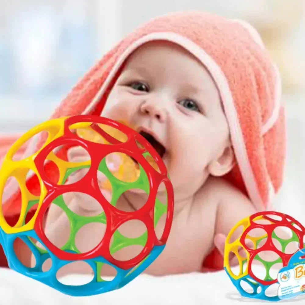 Soft Baby Rattle Ball Teething Sensory Toy for Newborns 0–12M