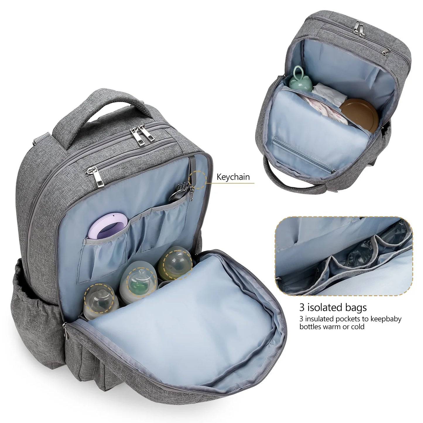 Multifunctional Diaper Bag Backpack