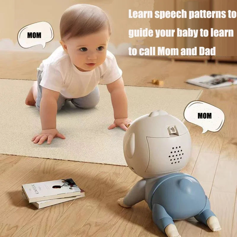 Baby Crawling Doll Toy Electric Sound Educational Toddler Toy 0-12M
