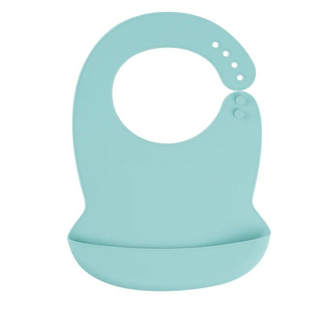 Silicone Baby Bib Waterproof Adjustable Feeding Apron