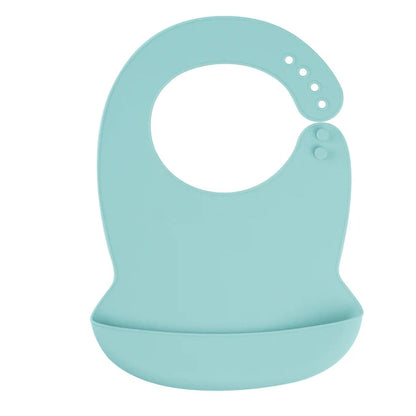 Silicone Baby Bib Waterproof Adjustable Feeding Apron