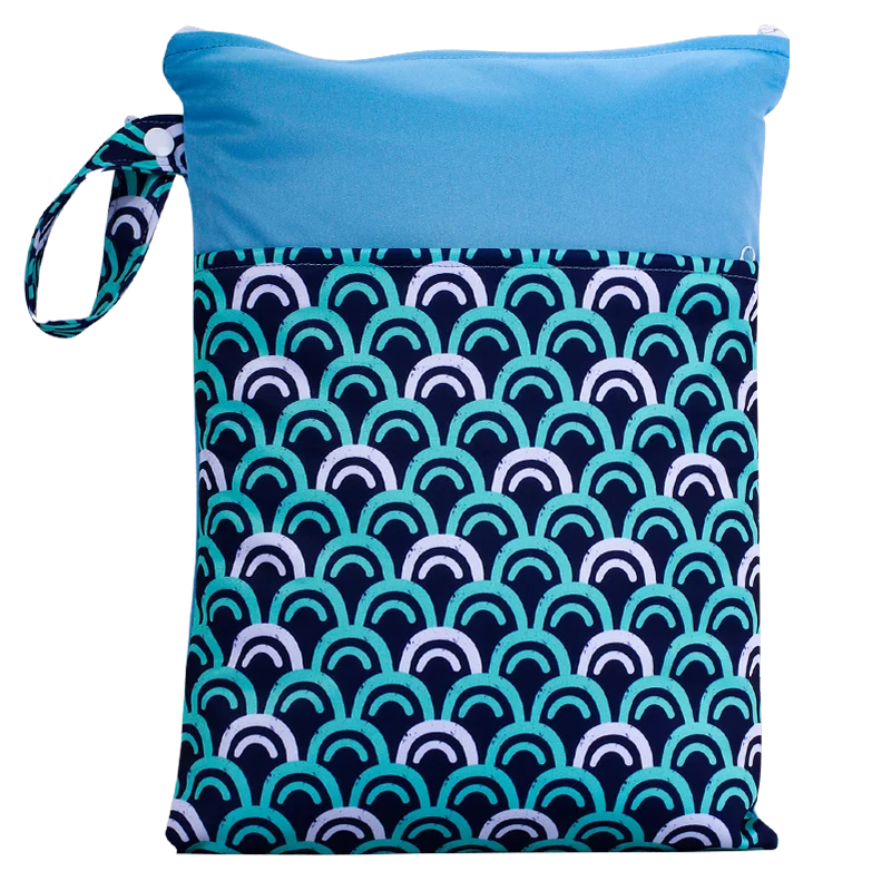 Babyshow Wet Dry Mommy Diaper Bag 35x25cm with Two Zippers
