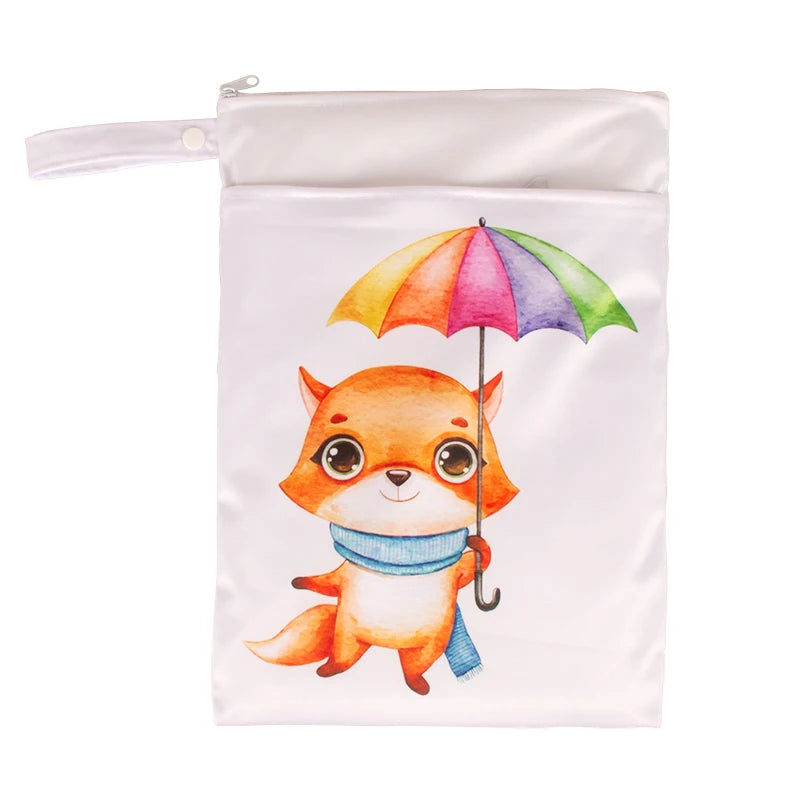 Babyshow Wet Dry Mommy Diaper Bag 35x25cm with Two Zippers