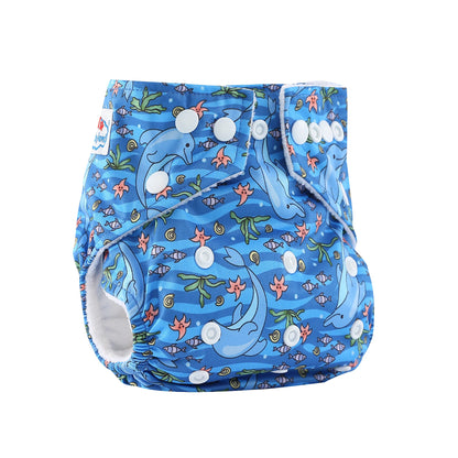 Adjustable Baby Cloth Diapers Washable Reusable 3-15kg