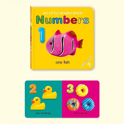 Baby Colorful Pattern Card Books Interactive Sensory Early Education Toy