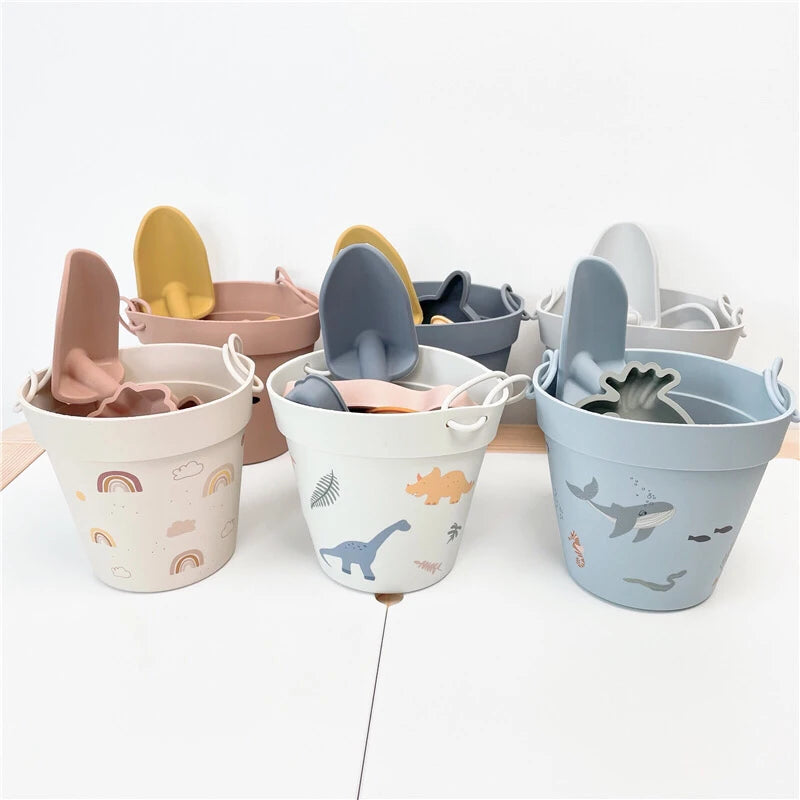 Cute Animal Baby Bath & Beach Toy Set – Swim, Sand & Mold Tools