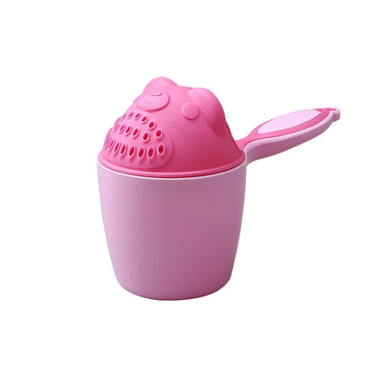Cute Bear Baby Shower Cap Toddler Shampoo Cup Bath Tool