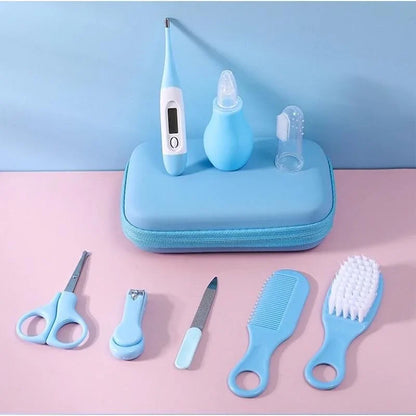Baby Care Kit 8PCS Newborn Essentials Nail Clippers Brush Comb
