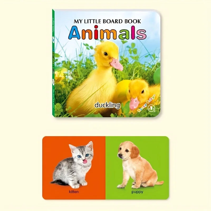 Baby Colorful Pattern Card Books Interactive Sensory Early Education Toy