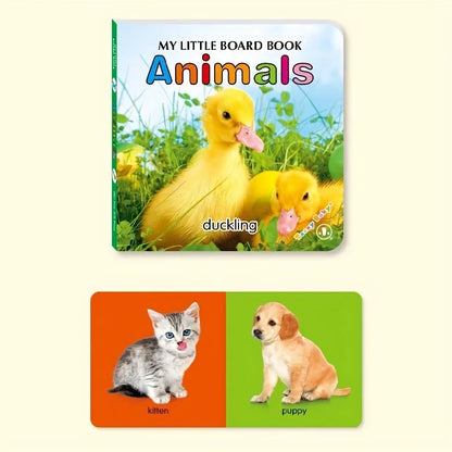 Baby Colorful Pattern Card Books Interactive Sensory Early Education Toy