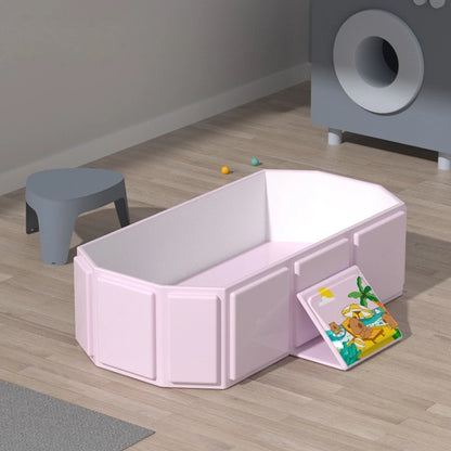 Portable Baby Bathtub Quick Pop-Up Non-Inflatable Space-Saving Tub for Infants 0–8 Years