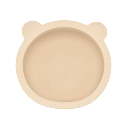 BPA Free Baby Silicone Feeding Bowl Suction Anti-Slip Cartoon Kids Dinnerware