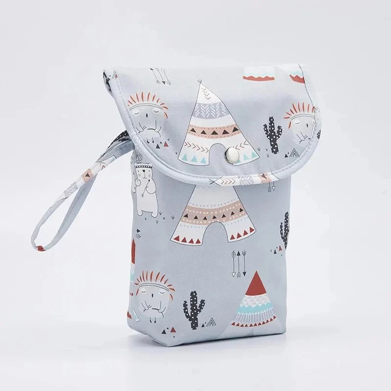 Waterproof Baby Diaper Bag Wet Dry Organizer Travel Stroller Pouch