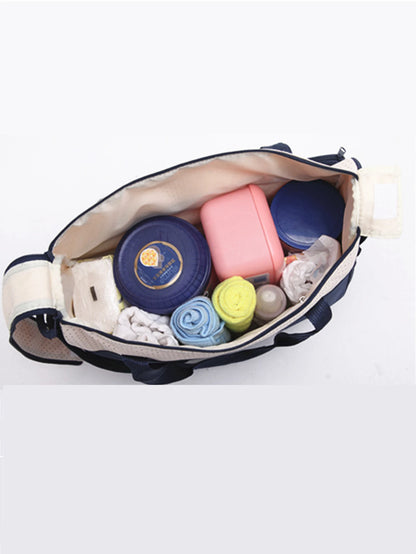 Five-Piece Mommy Diaper Bag One-Shoulder Multi-Functional Bag