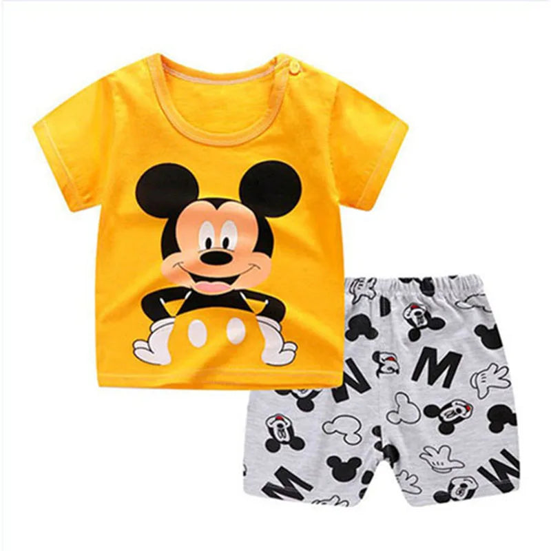 Baby Clothing 1-3Y Boys Girls Cotton 2-Piece Set Newborn Outfit