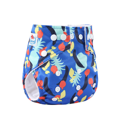 Adjustable Baby Cloth Diapers Washable Reusable 3-15kg