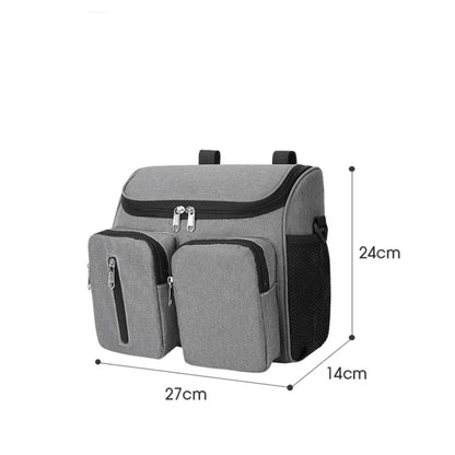 Portable Baby Stroller Hanging Bag Large Capacity Diaper and Bottle Organizer
