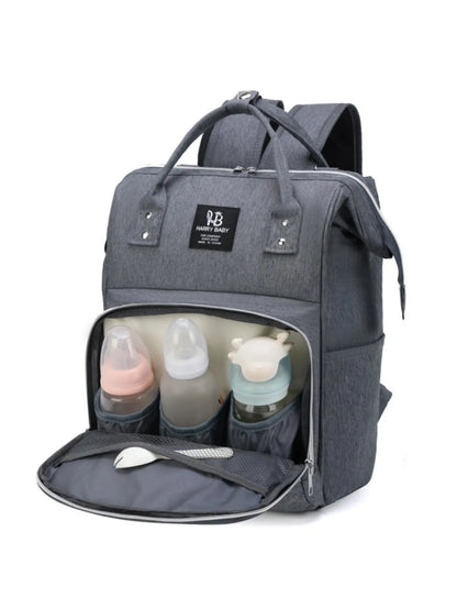 Mommy Diaper Bag Large Capacity Stroller Hanging Backpack with Changing Mat