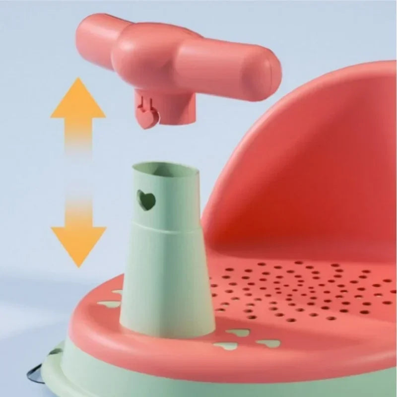 Baby Bath Seat Anti-Slip Suction Cup Portable Shower Seat